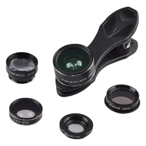 Lente Clip 3 en 1 Apexel para Smartphone
