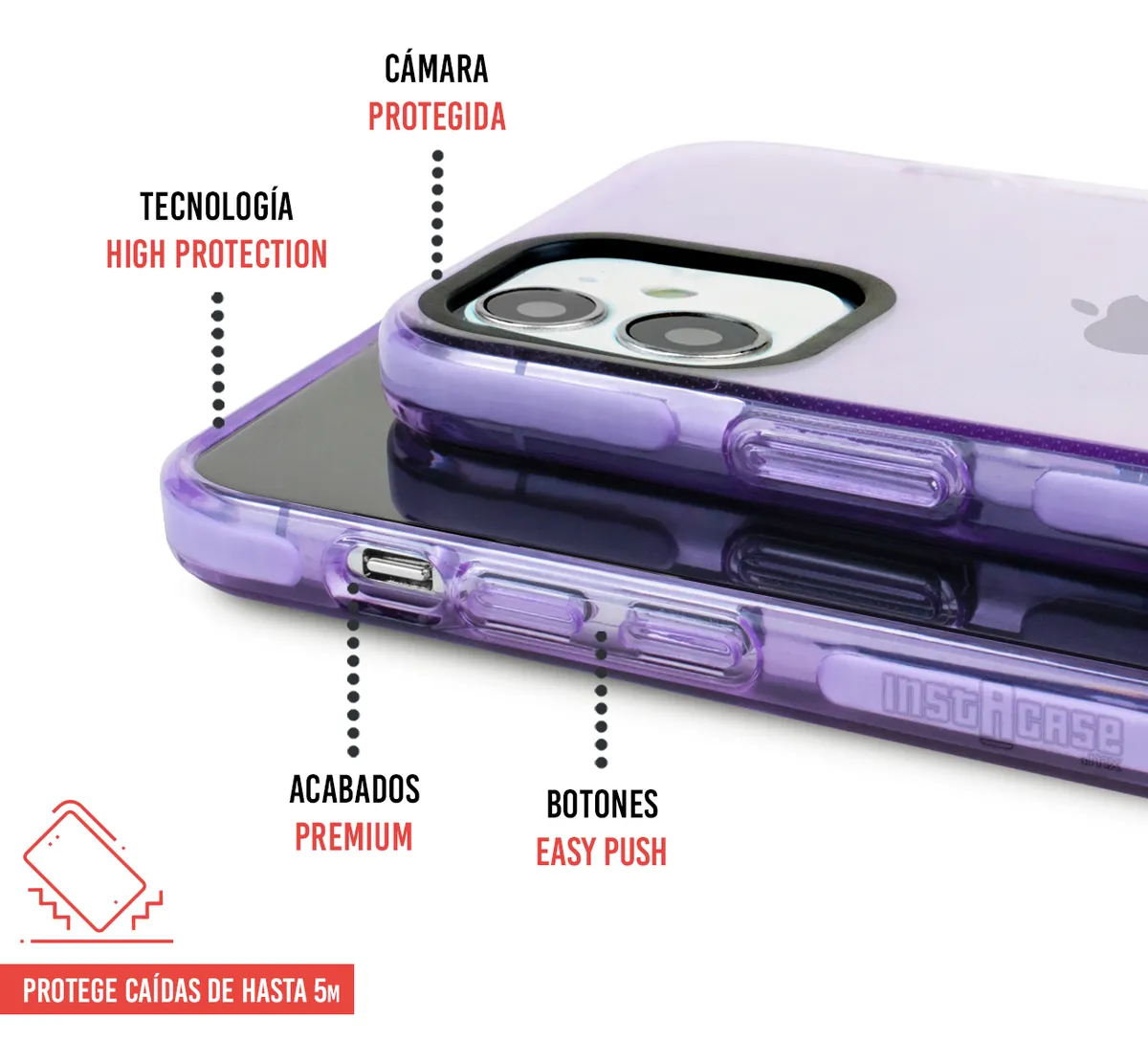 Funda Para iPhone Uso Rudo Antigolpes Borde - Image 3