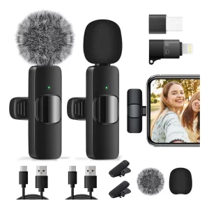 Micrófono Lavalier Inalámbrico para Celular